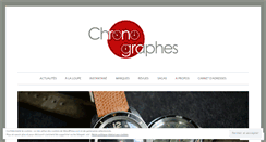 Desktop Screenshot of chronographes.net