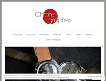 Tablet Screenshot of chronographes.net